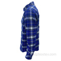 Logo personnalisé Hiver Retro Flannel Crichée chemise